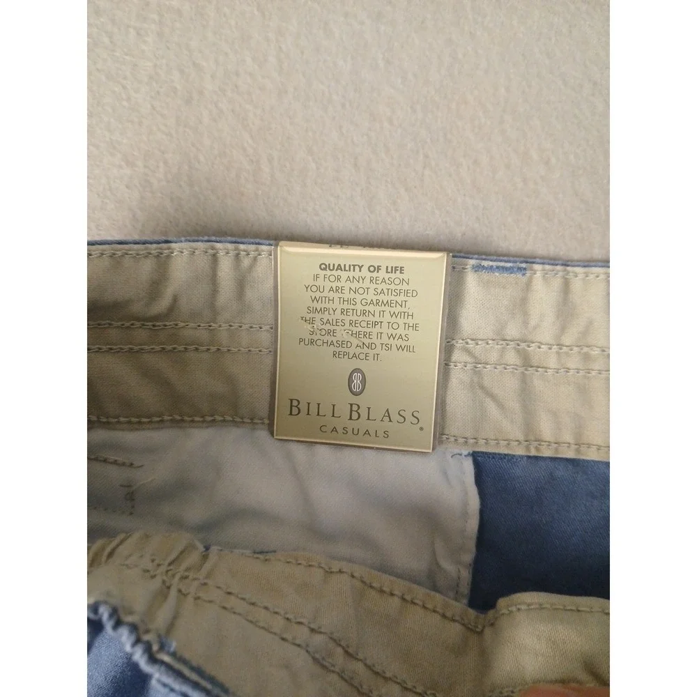BILL BLASS Casuals MENS BLUE CHINO LIGHTWEIGHT OUTDOOR SHORTS SZ34 New!!